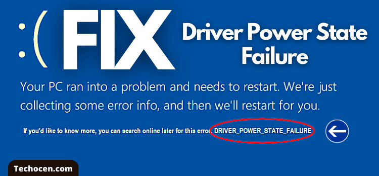 driver power state failure windows 10 fix