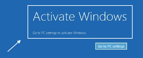 windows 10 not activated notice