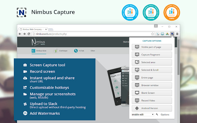 Nimbus Screenshot and Screen Video Recorder