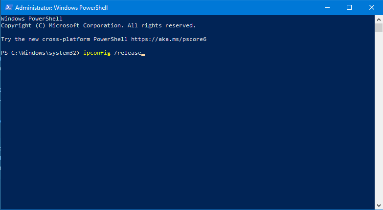 ip release command windows 10-11