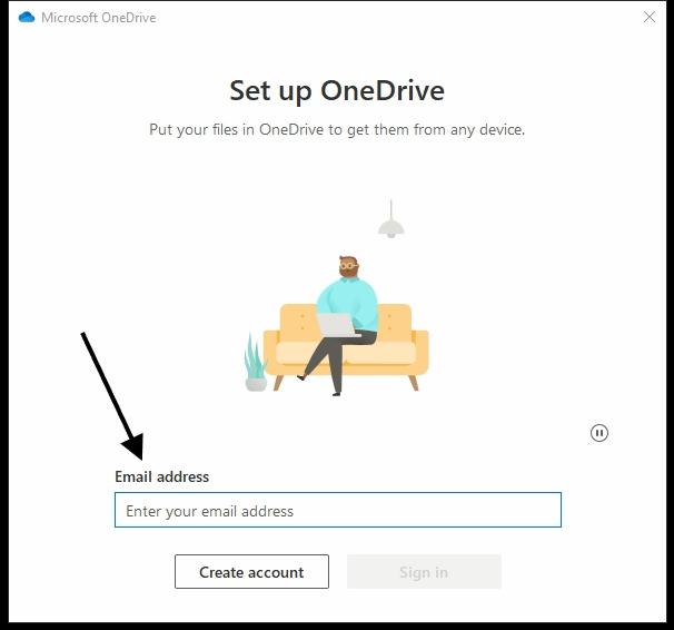 login onedrive windows 10